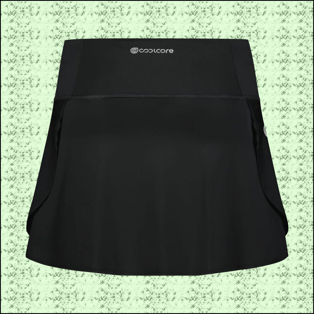 Cheetah Stripe - Performance Skort (Black)
