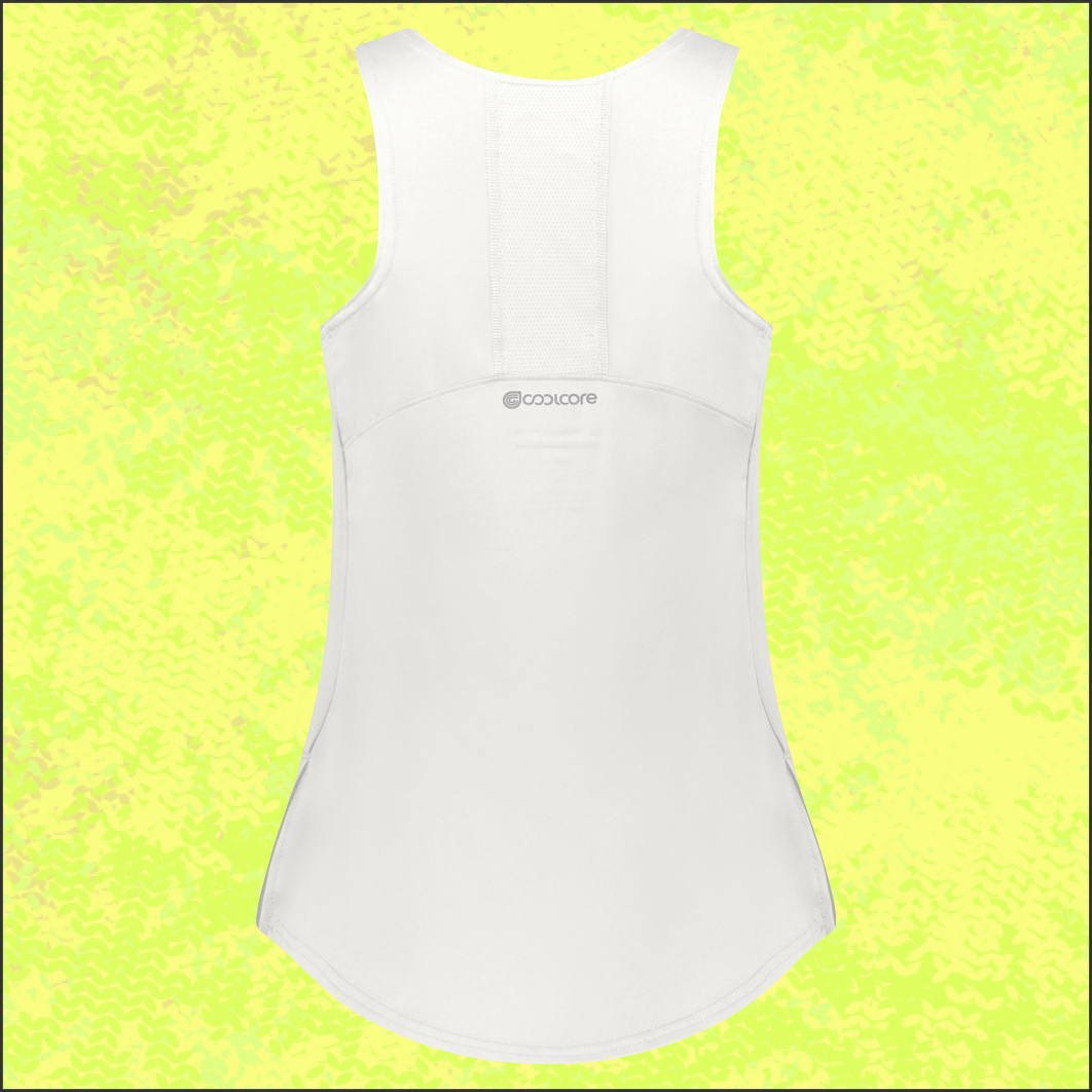 Rainbow Cheetah - Ladies Fit Tank - White